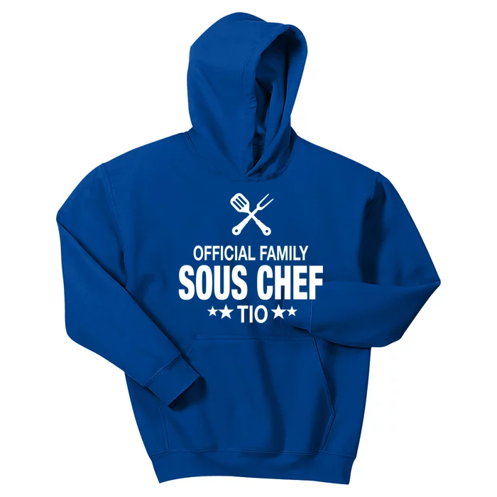 Tio Family Sous Chef Funny Cooking Tio Funny Gift Kids Hoodie