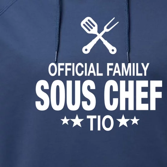 Tio Family Sous Chef Funny Cooking Tio Funny Gift Performance Fleece Hoodie