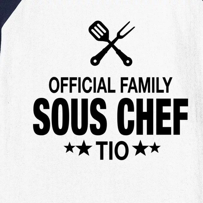 Tio Family Sous Chef Funny Cooking Tio Funny Gift Baseball Sleeve Shirt