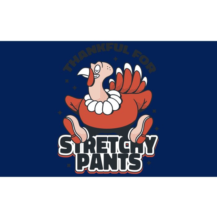 Thankful For Stretchy Pants Funny Turkey Bumper Sticker