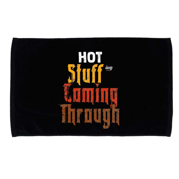 Thanksgiving Feast Sizzling Delights Await Microfiber Hand Towel