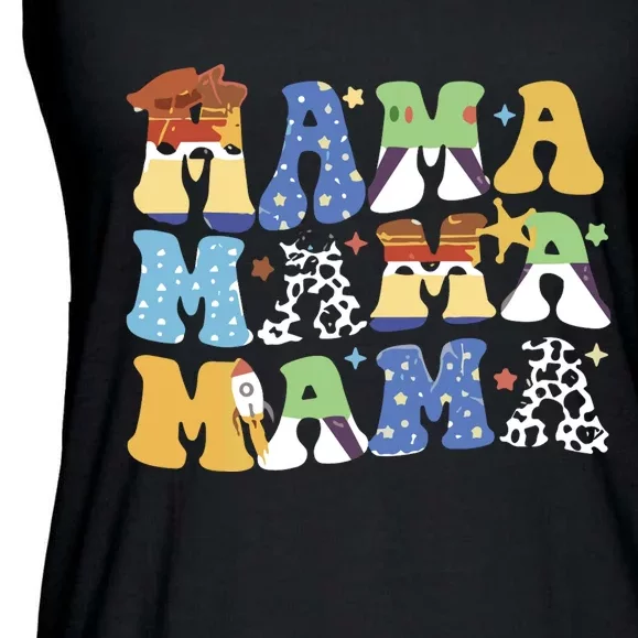 Toy Funny Story Mama Mom Mothers Day Ladies Essential Flowy Tank