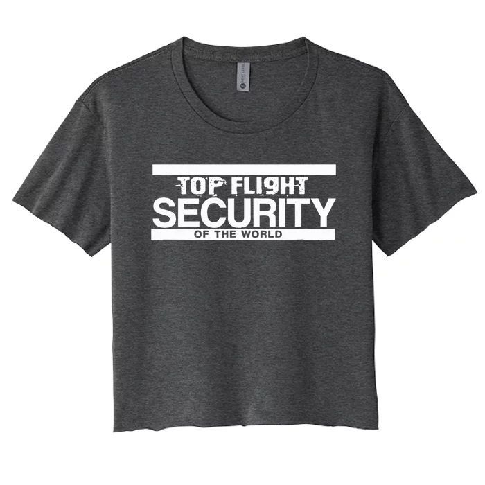 Top Flight Security Funny Friday Women's Crop Top Tee