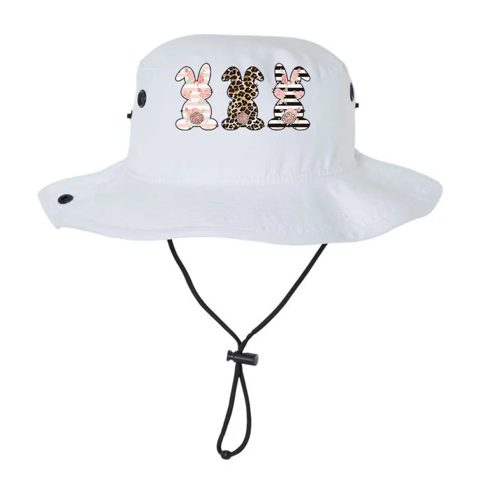 Three Floral Stylish Bunnies Legacy Cool Fit Booney Bucket Hat