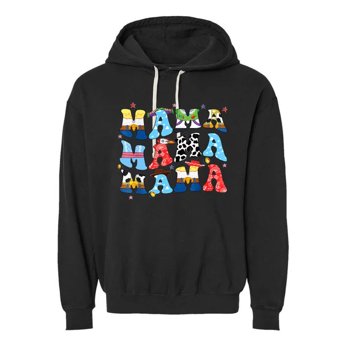 Toy Funny Story Mama Boy Mom MotherS Day Garment-Dyed Fleece Hoodie