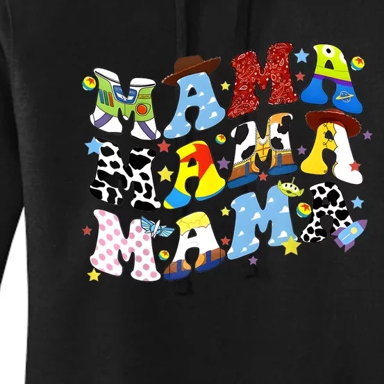 Toy Funny Story Mama Boy Mom MotherS Day Women's Pullover Hoodie