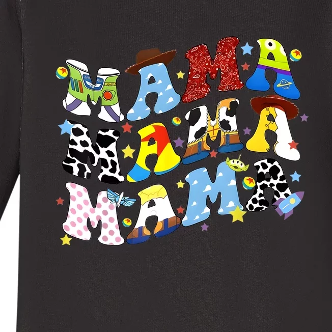 Toy Funny Story Mama Boy Mom MotherS Day Baby Long Sleeve Bodysuit