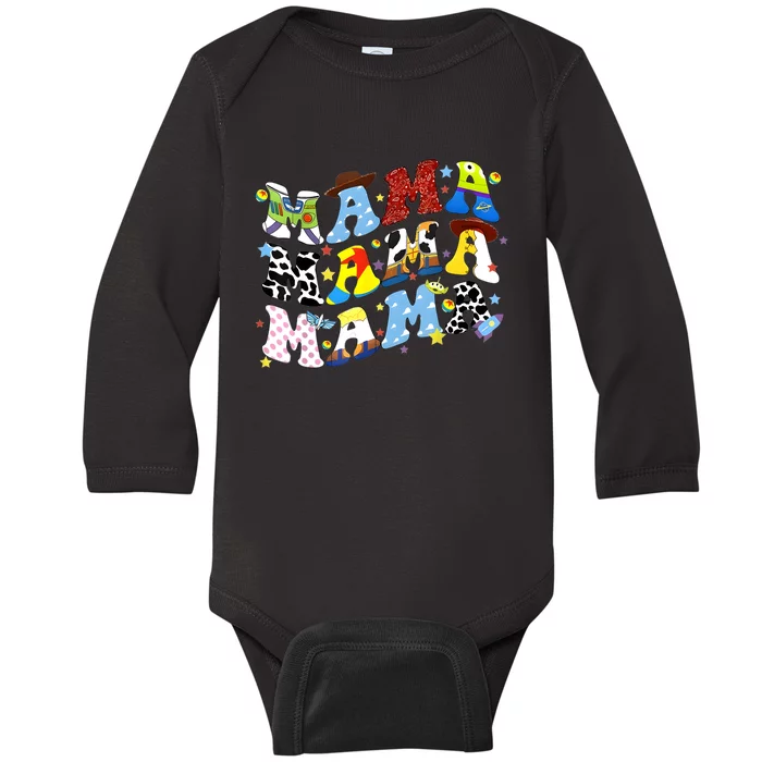 Toy Funny Story Mama Boy Mom MotherS Day Baby Long Sleeve Bodysuit