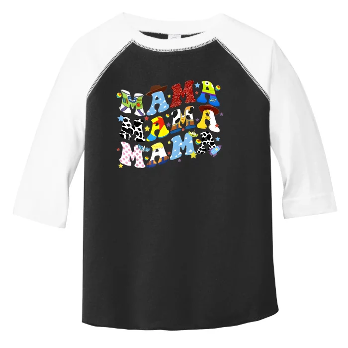 Toy Funny Story Mama Boy Mom MotherS Day Toddler Fine Jersey T-Shirt