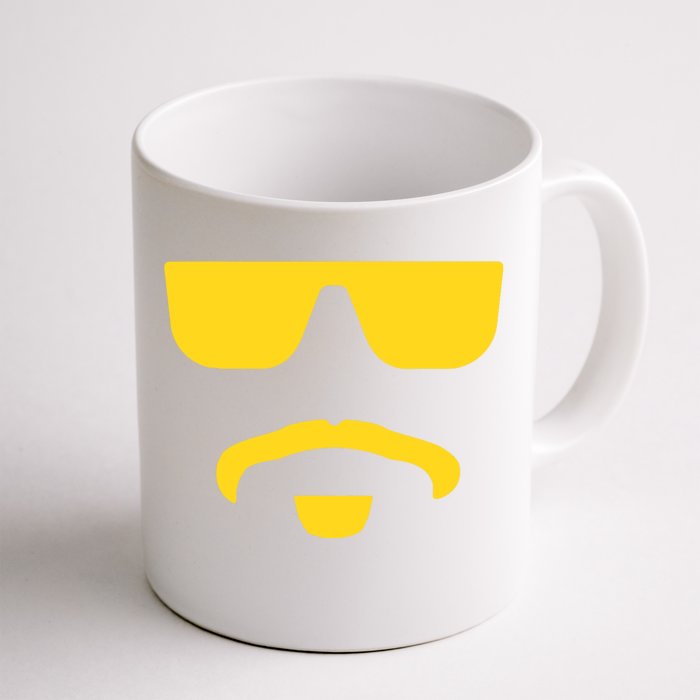 Travinski Funny Sunglasses And Goatee Meme Louisiana Front & Back Coffee Mug