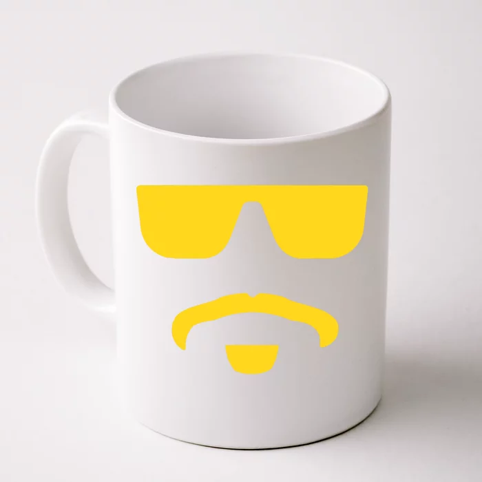 Travinski Funny Sunglasses And Goatee Meme Louisiana Front & Back Coffee Mug