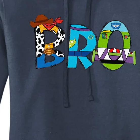 Toy Funny Story Mama Boy Mom Bro Brother MotherS Day Women's Pullover Hoodie