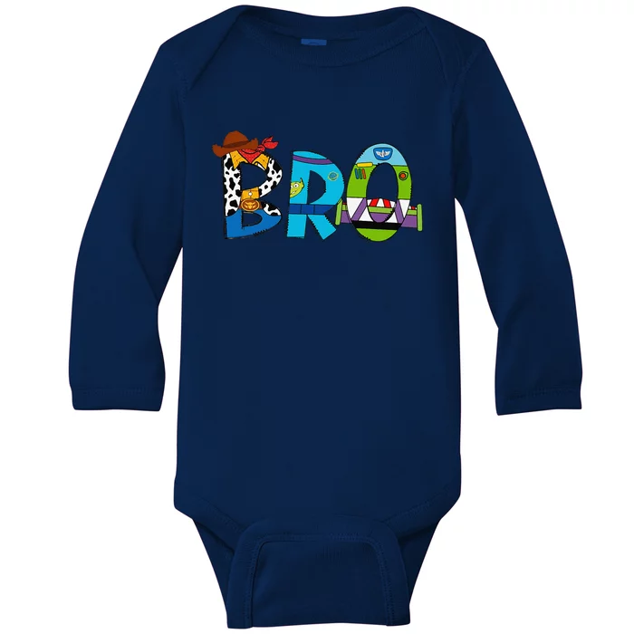 Toy Funny Story Mama Boy Mom Bro Brother MotherS Day Baby Long Sleeve Bodysuit