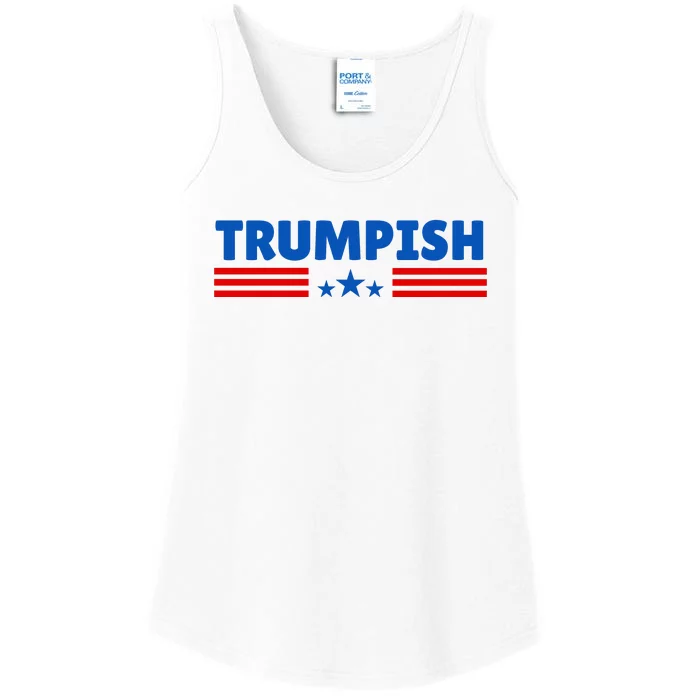 TRUMPISH Funny Trump Ladies Essential Tank