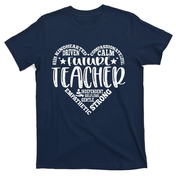 Typography Future Teacher Teaching Student Career Day T-Shirt