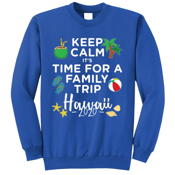 Time Family Trip Matching Hawaii 2020 Vacation Gift Tall Sweatshirt