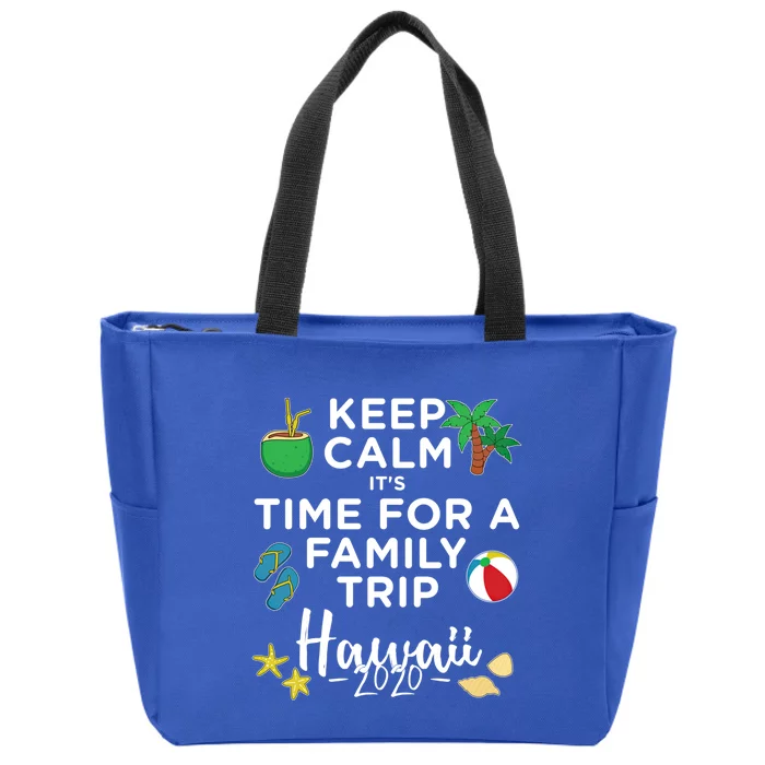 Time Family Trip Matching Hawaii 2020 Vacation Gift Zip Tote Bag