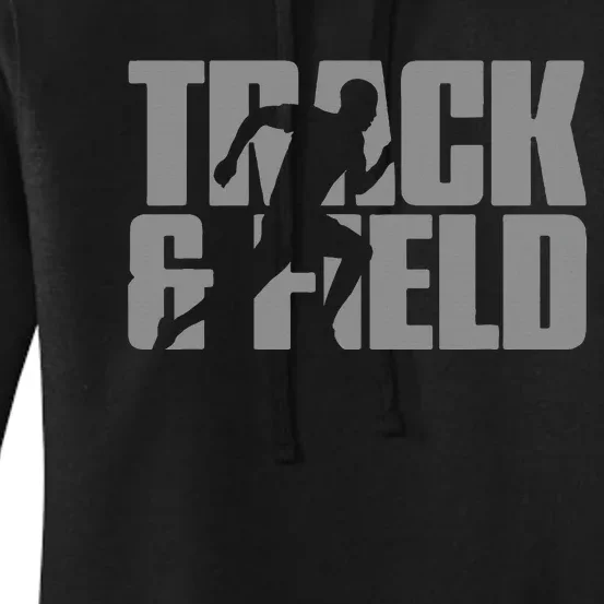 Track & Field Themed Design Graphic Track & Field Women's Pullover Hoodie