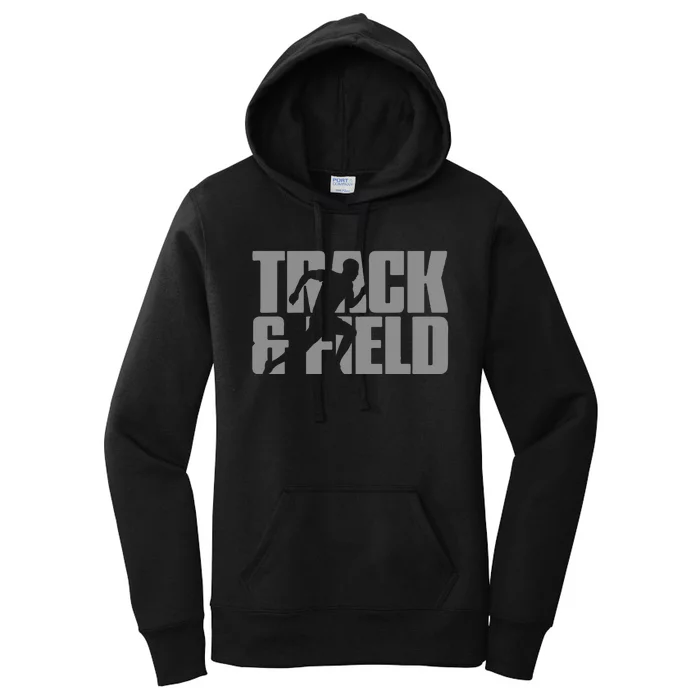 Track & Field Themed Design Graphic Track & Field Women's Pullover Hoodie