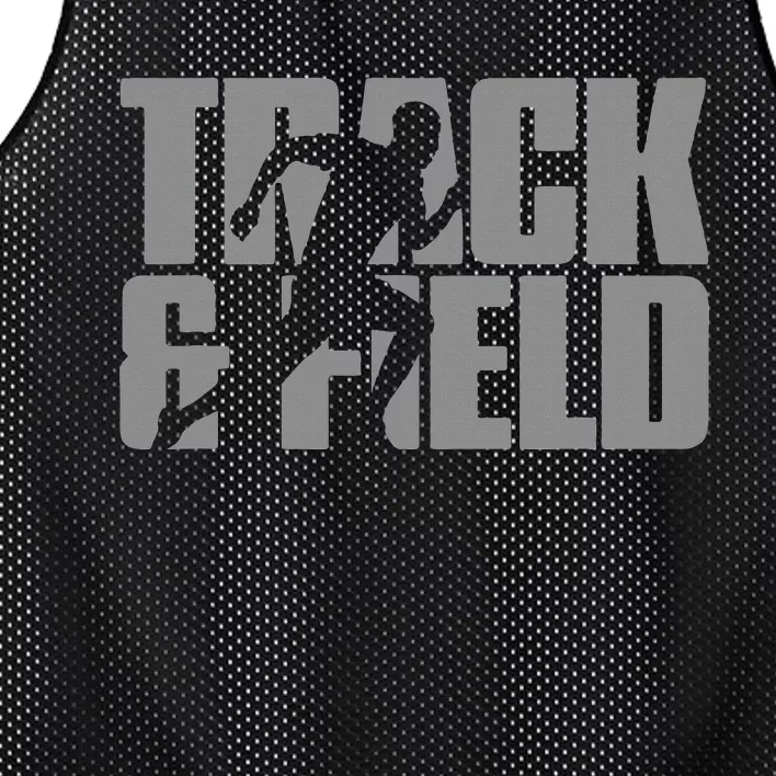 Track & Field Themed Design Graphic Track & Field Mesh Reversible Basketball Jersey Tank