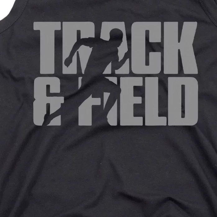 Track & Field Themed Design Graphic Track & Field Tank Top