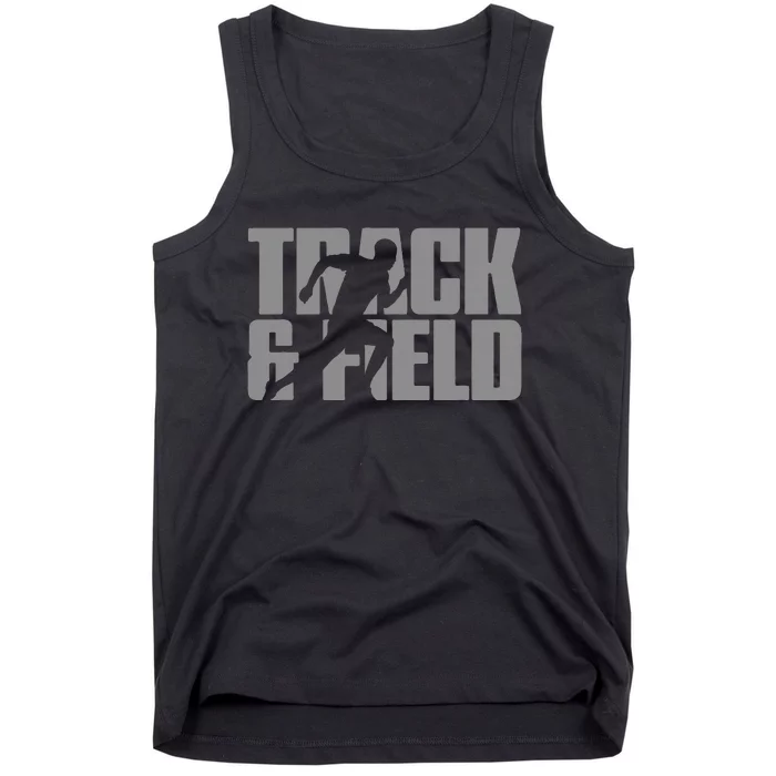 Track & Field Themed Design Graphic Track & Field Tank Top