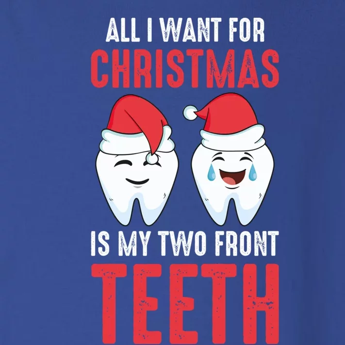 Two Front Teeth 2 Teeth Tooth Christmas My Two Front Teeth Gift Toddler Long Sleeve Shirt