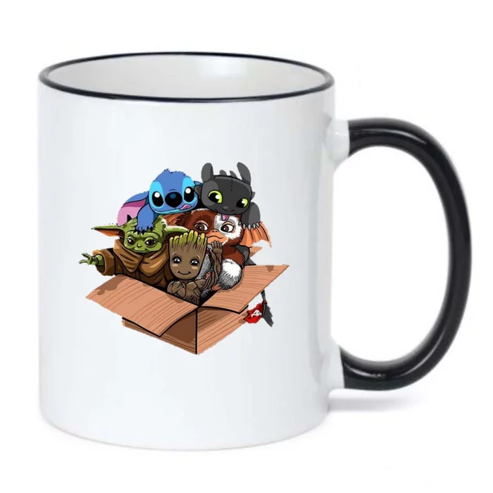 Toothless Friends Black Color Changing Mug