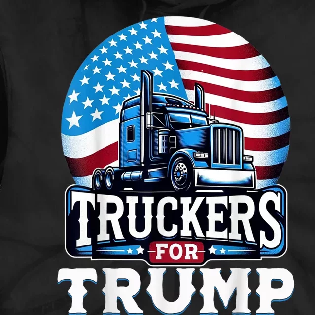 Truckers For Trump Tie Dye Hoodie