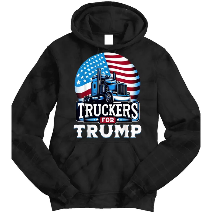 Truckers For Trump Tie Dye Hoodie