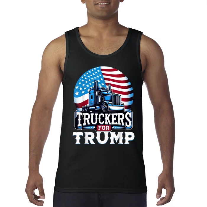 Truckers For Trump Tank Top