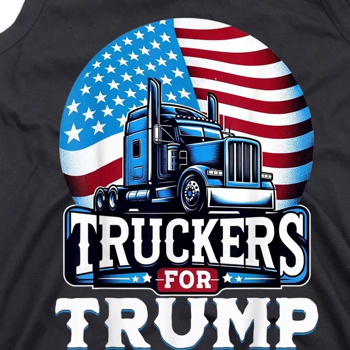 Truckers For Trump Tank Top