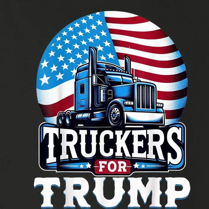 Truckers For Trump Toddler Long Sleeve Shirt