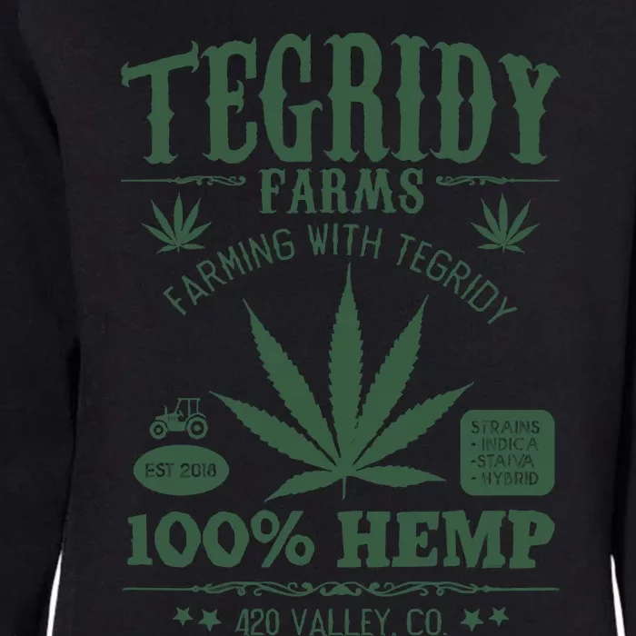 Tegridy Farms Womens California Wash Sweatshirt