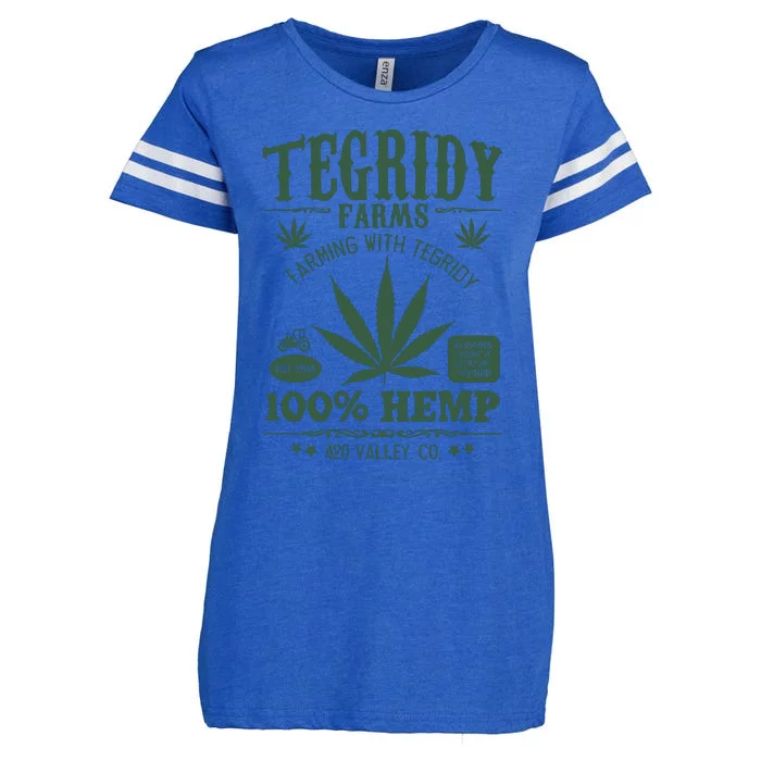 Tegridy Farms Enza Ladies Jersey Football T-Shirt