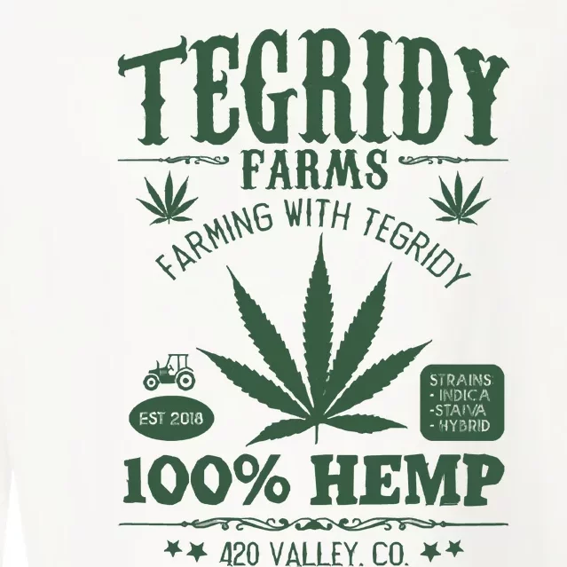 Tegridy Farms Cropped Pullover Crew