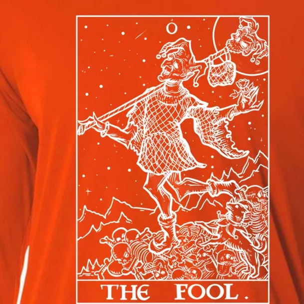 The Fool Tarot Card Halloween Gothic Clothing Court Jester Cute Gift Cooling Performance Long Sleeve Crew