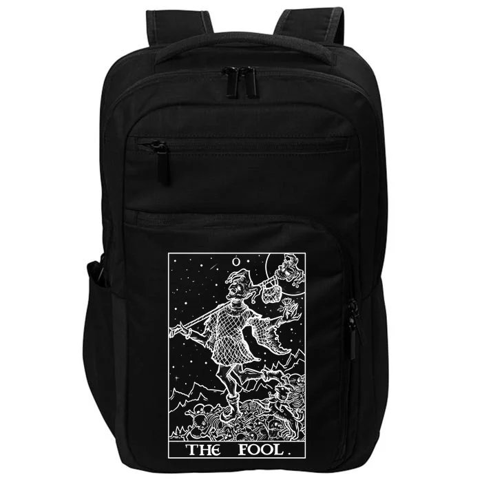 The Fool Tarot Card Halloween Gothic Clothing Court Jester Cute Gift Impact Tech Backpack