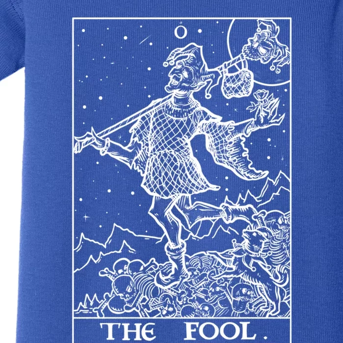 The Fool Tarot Card Halloween Gothic Clothing Court Jester Cute Gift Baby Bodysuit