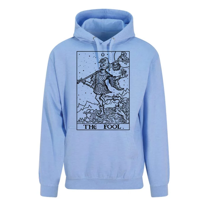 The Fool Tarot Card Halloween Gothic Clothing Court Jester Cute Gift Unisex Surf Hoodie