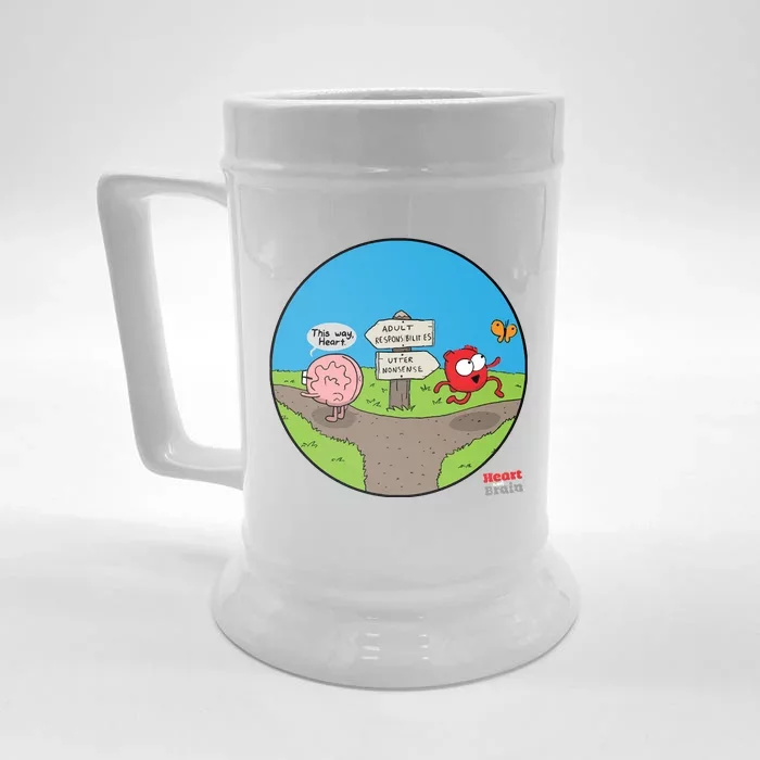 The Fork Front & Back Beer Stein