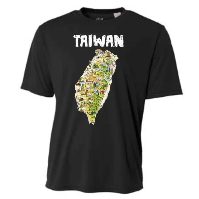 Taiwan Flag Taiwanese Flag Taiwan Cooling Performance Crew T-Shirt