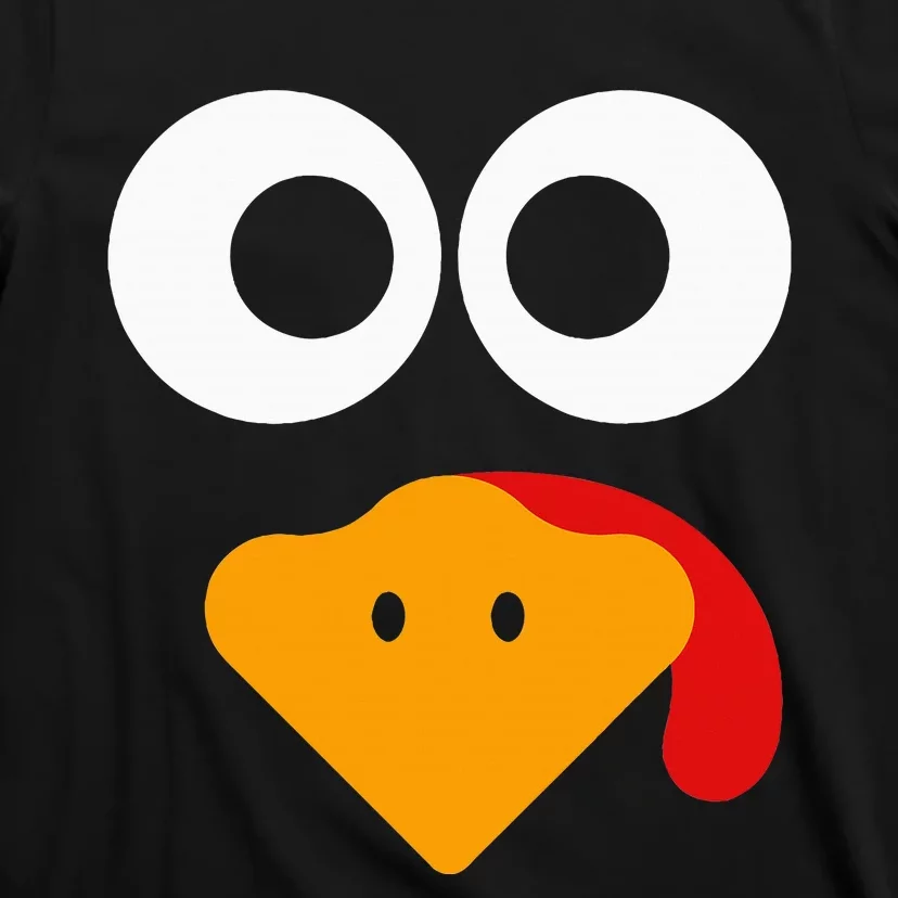 Turkey Face Thanksgiving T-Shirt