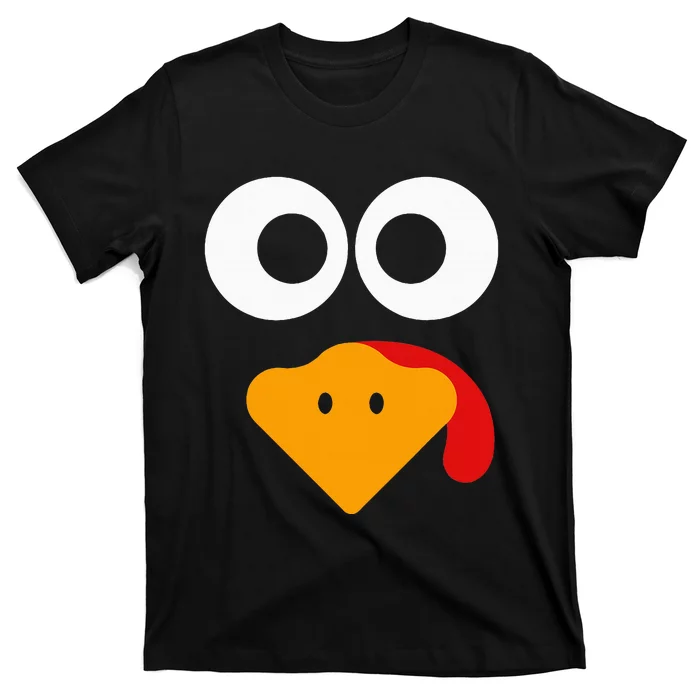 Turkey Face Thanksgiving T-Shirt