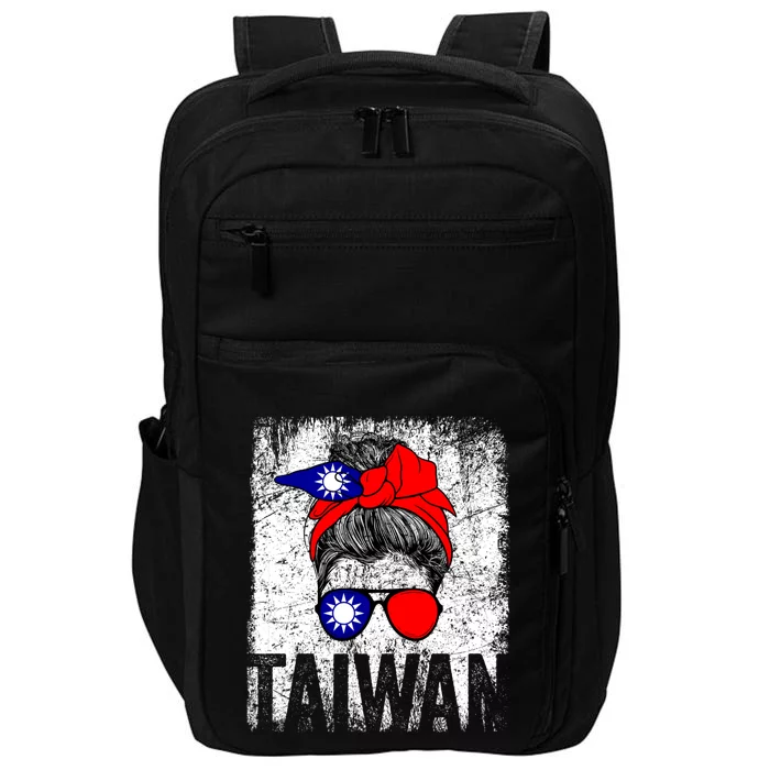 Taiwan Flag Taiwanese Retro Vintage Cute Gift Impact Tech Backpack