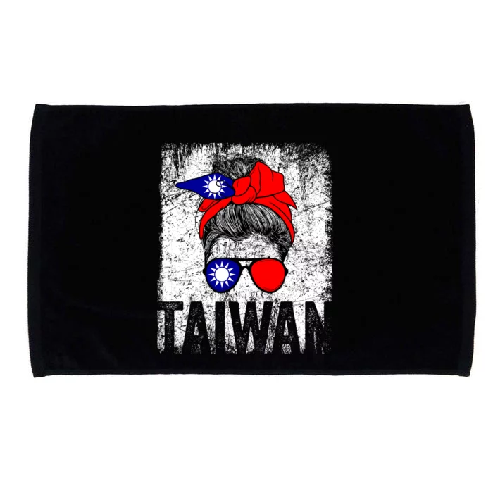 Taiwan Flag Taiwanese Retro Vintage Cute Gift Microfiber Hand Towel