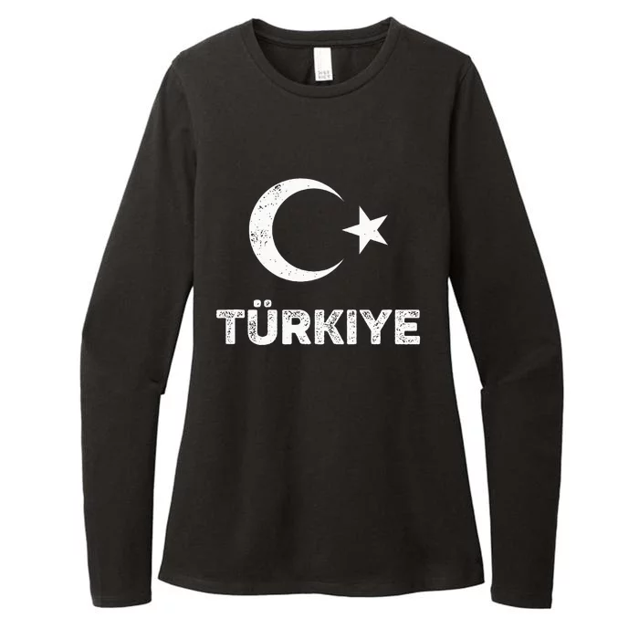 Turkish Flag Turk Bayragi Turkey Flag Turkiye Womens CVC Long Sleeve Shirt