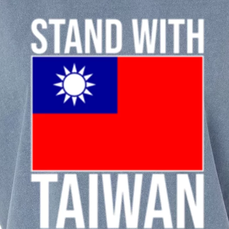 Taiwan Flag Taiwanese Stand With Taiwan Independence Meaningful Gift Garment-Dyed Women's Muscle Tee