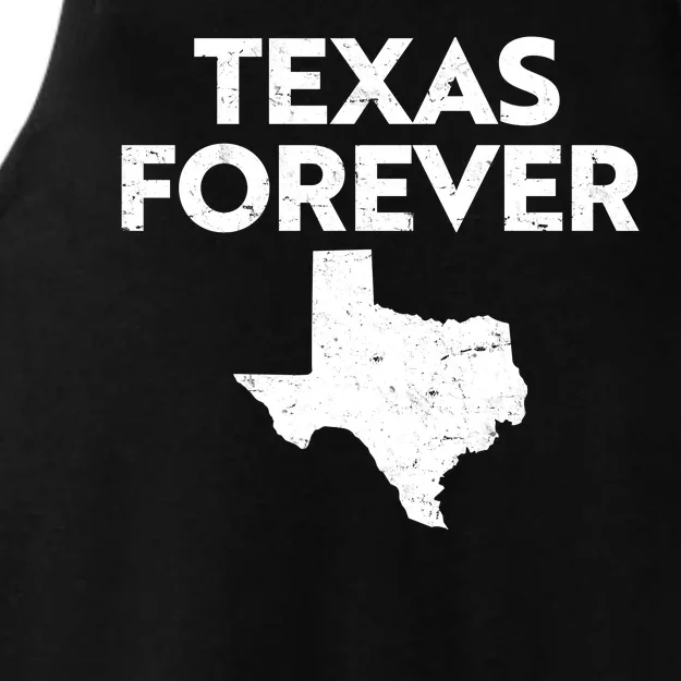 Texas Forever Texas State Ladies Tri-Blend Wicking Tank