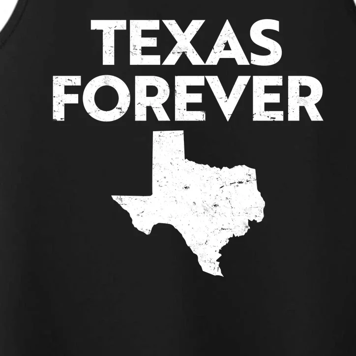 Texas Forever Texas State Performance Tank